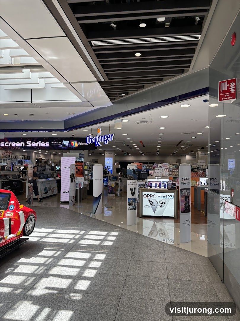 Electronics Store Interior