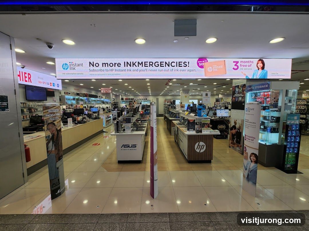 Electronics Store Interior