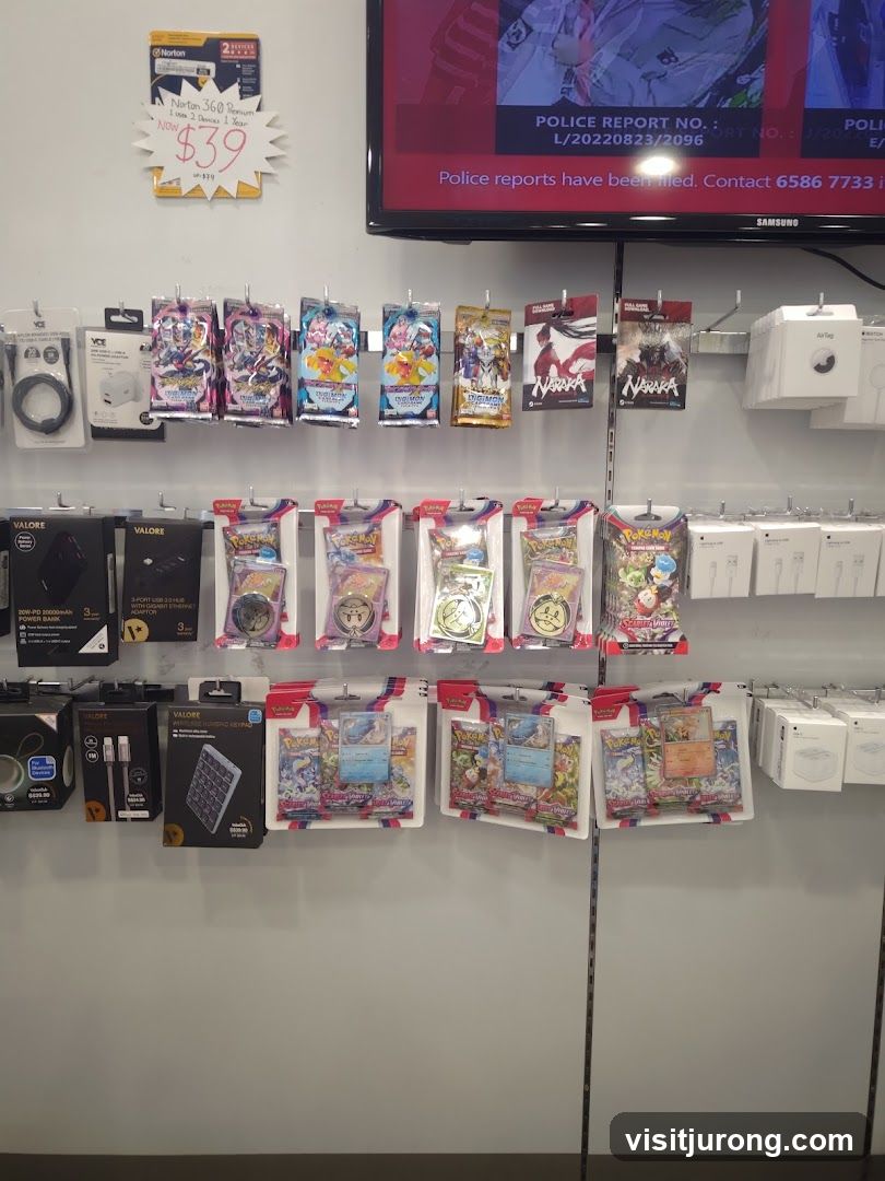 Trading Card Packs and Electronics