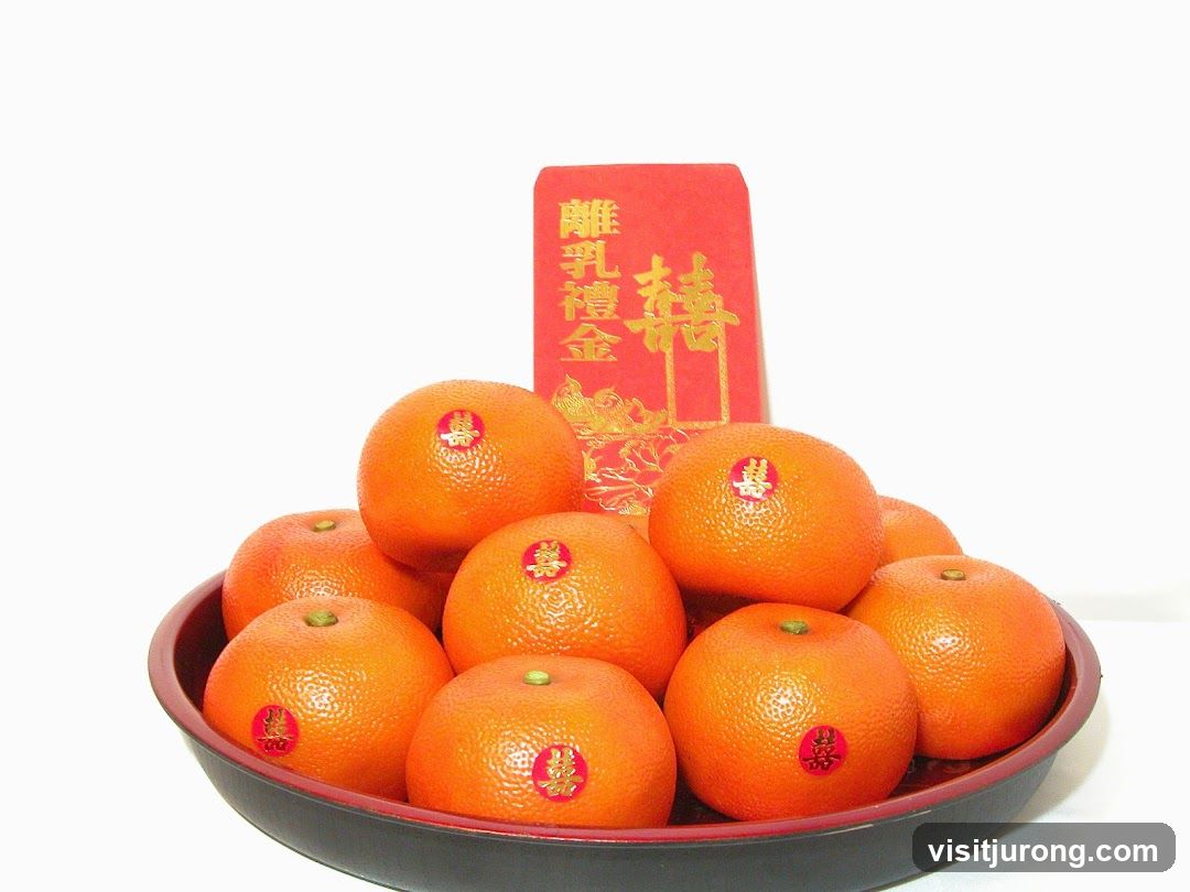 Oranges and Red Envelope