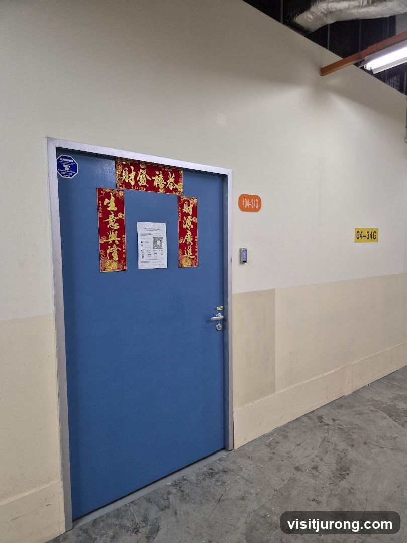 Door with Chinese New Year Decorations