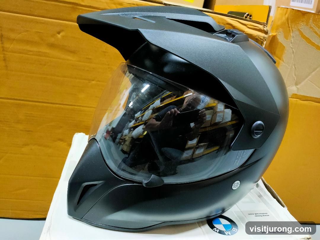 Black Motorcycle Helmet