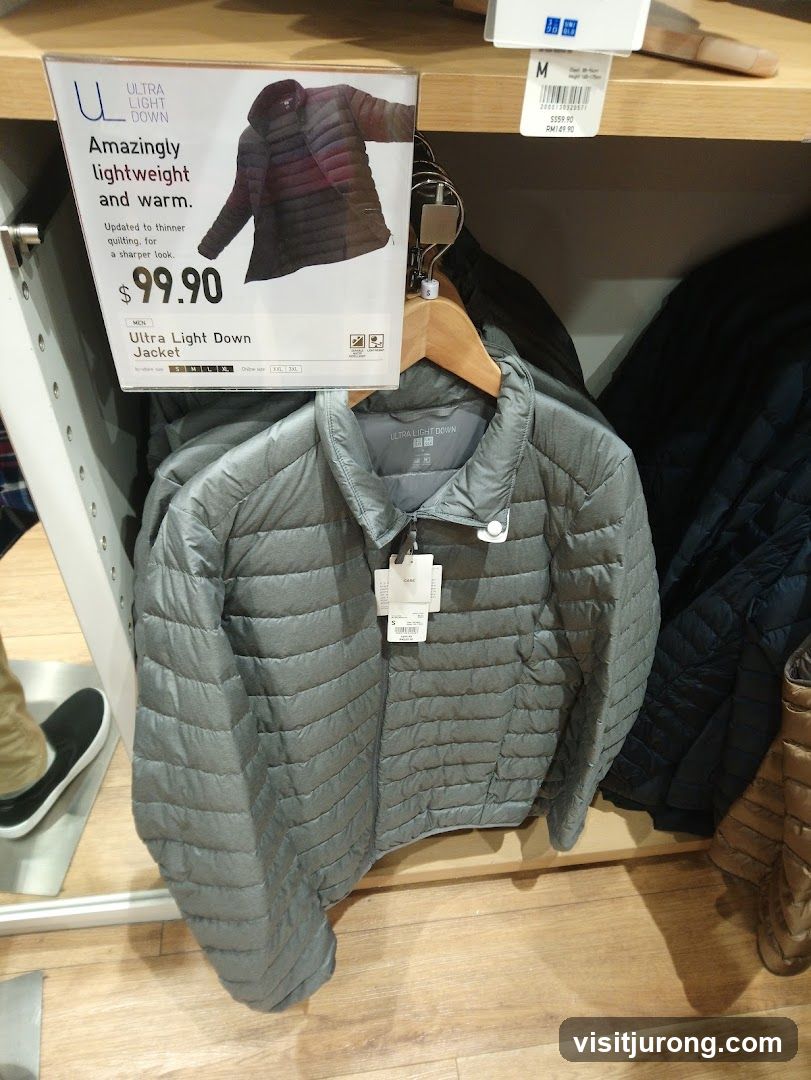 Ultra Light Down Jacket Display