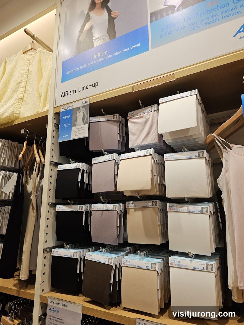 AIRism Clothing Display