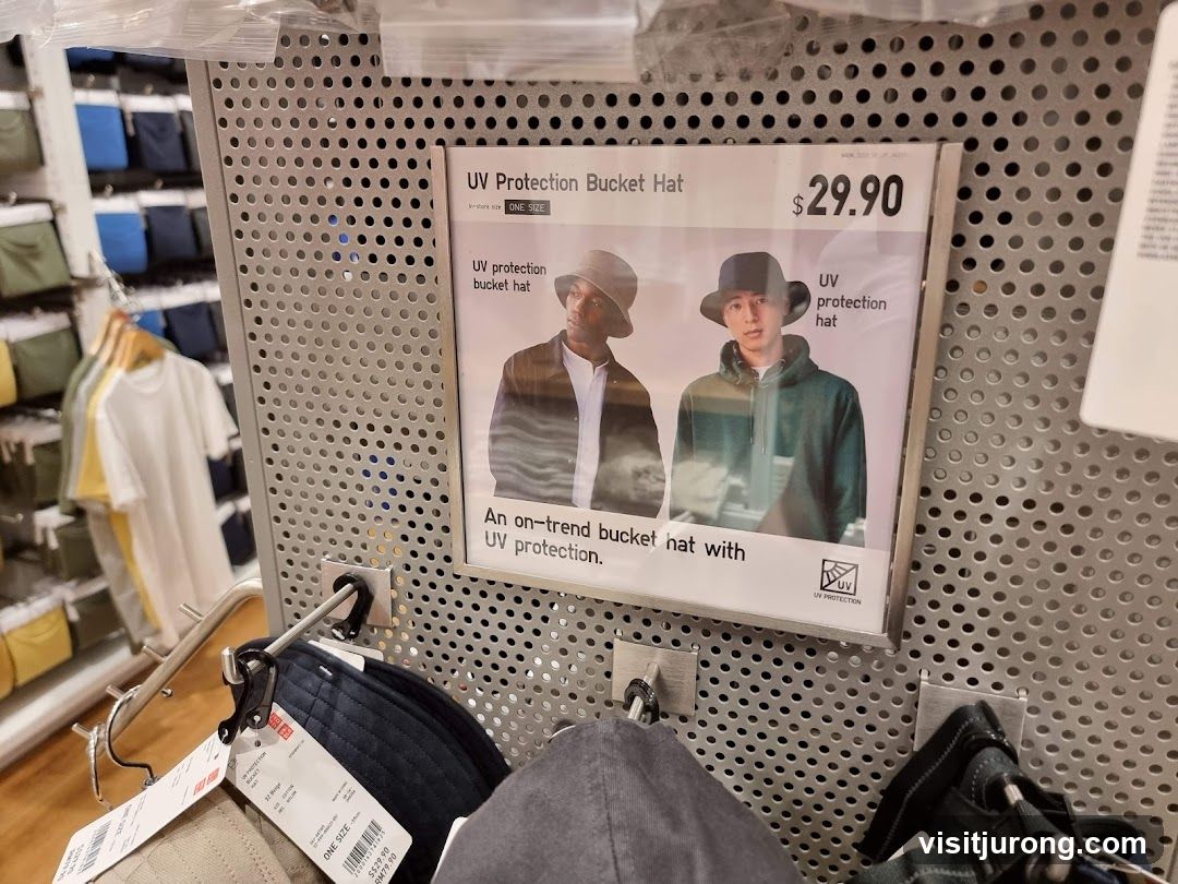 UV Protection Bucket Hat Display