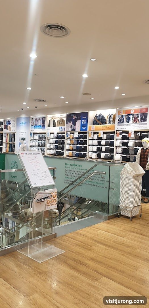 Store Interior with Clothing Displays