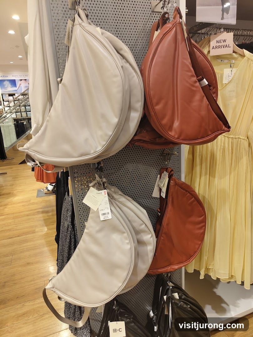 Bags and Clothing Display