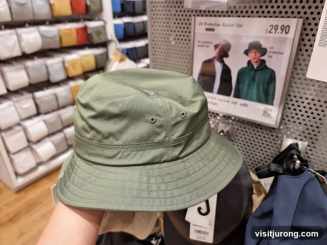 UV Protection Bucket Hat Display