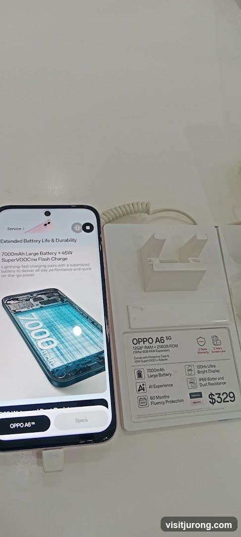 OPPO A6 5G Display