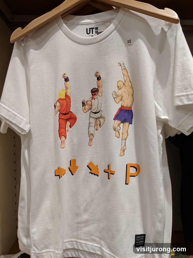 T-shirt with Street Fighter graphic