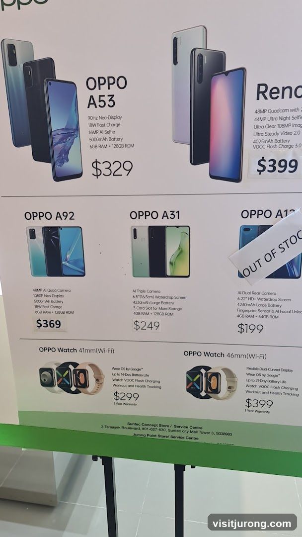 OPPO Product Display