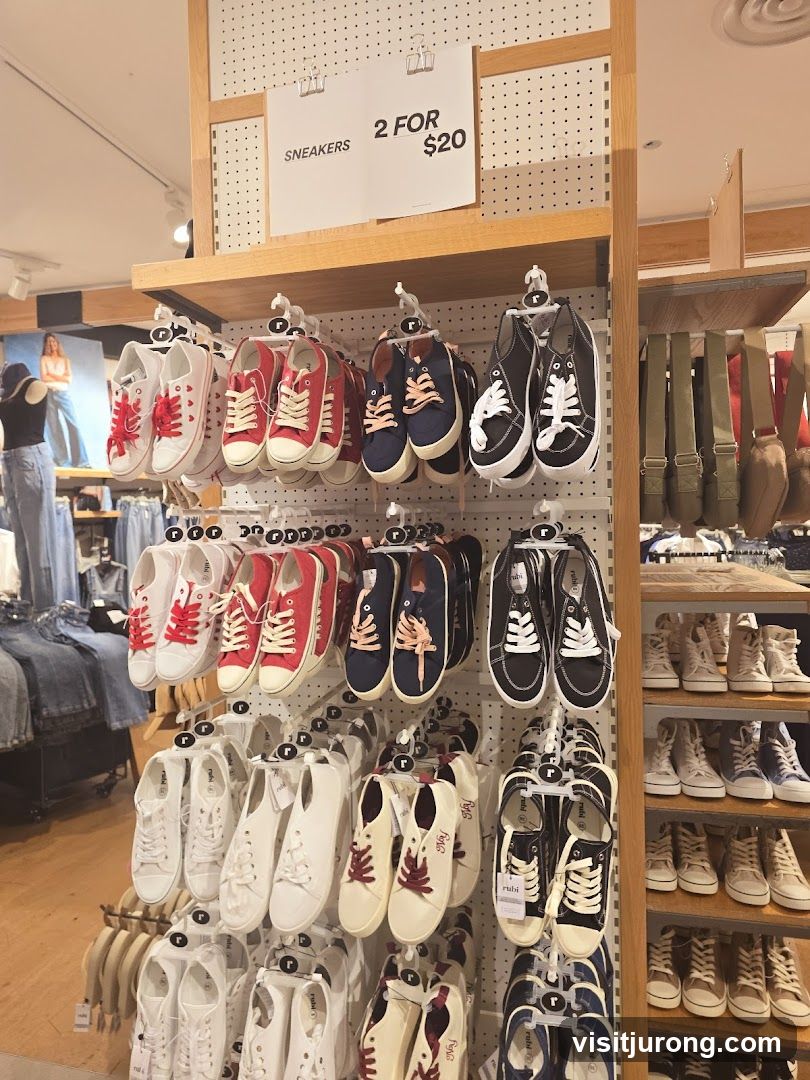 Sneakers on Display
