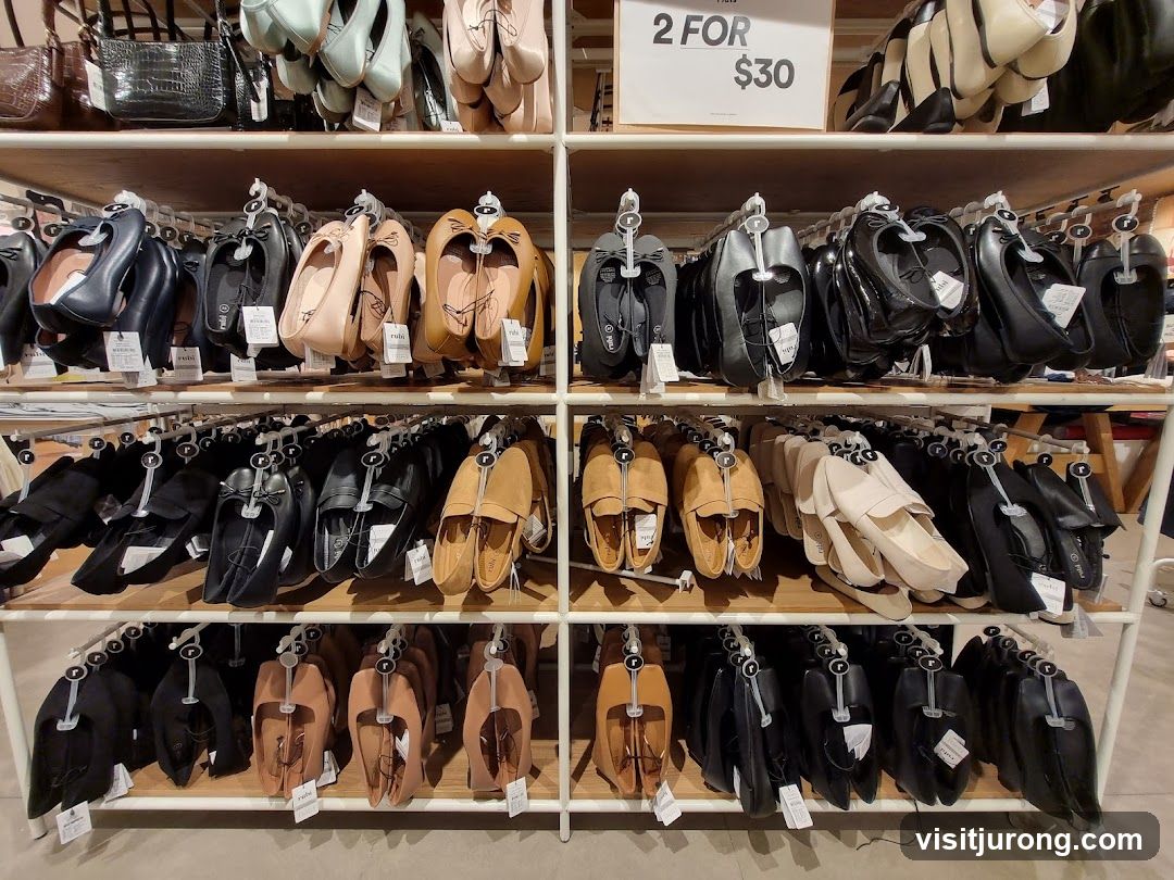 Women's Shoes Display