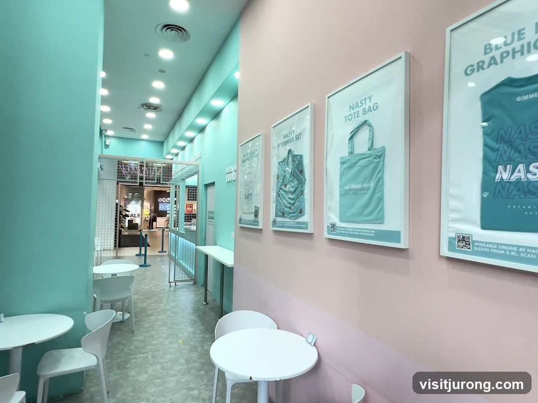 Store Interior with Product Displays