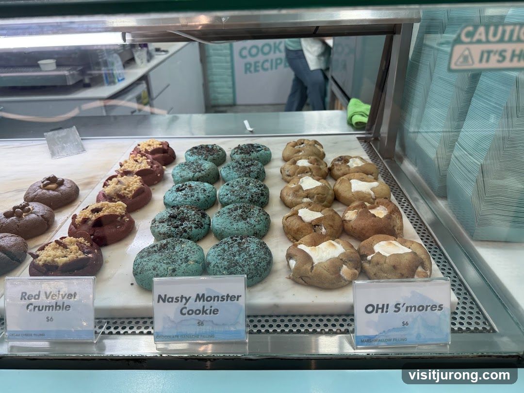Cookies on display