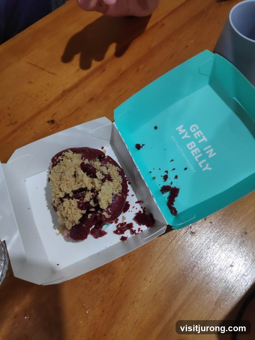 Red Velvet Cookie in Packaging