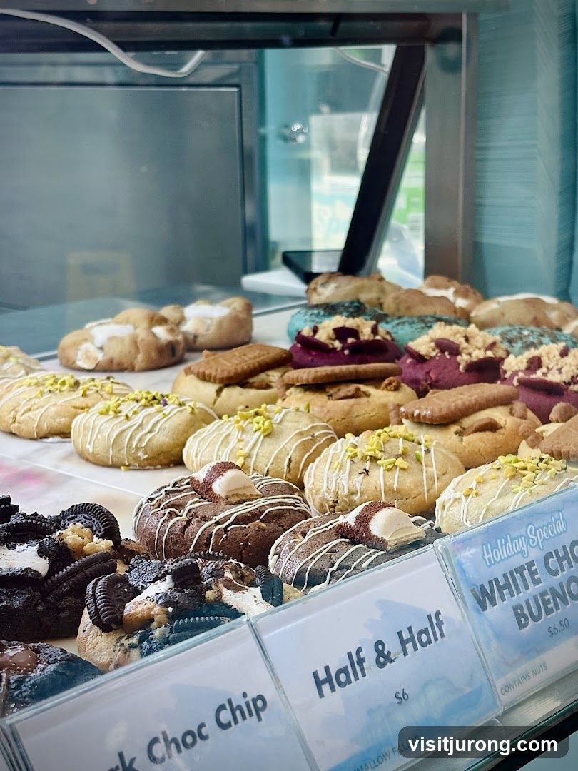 Cookies in a Display Case