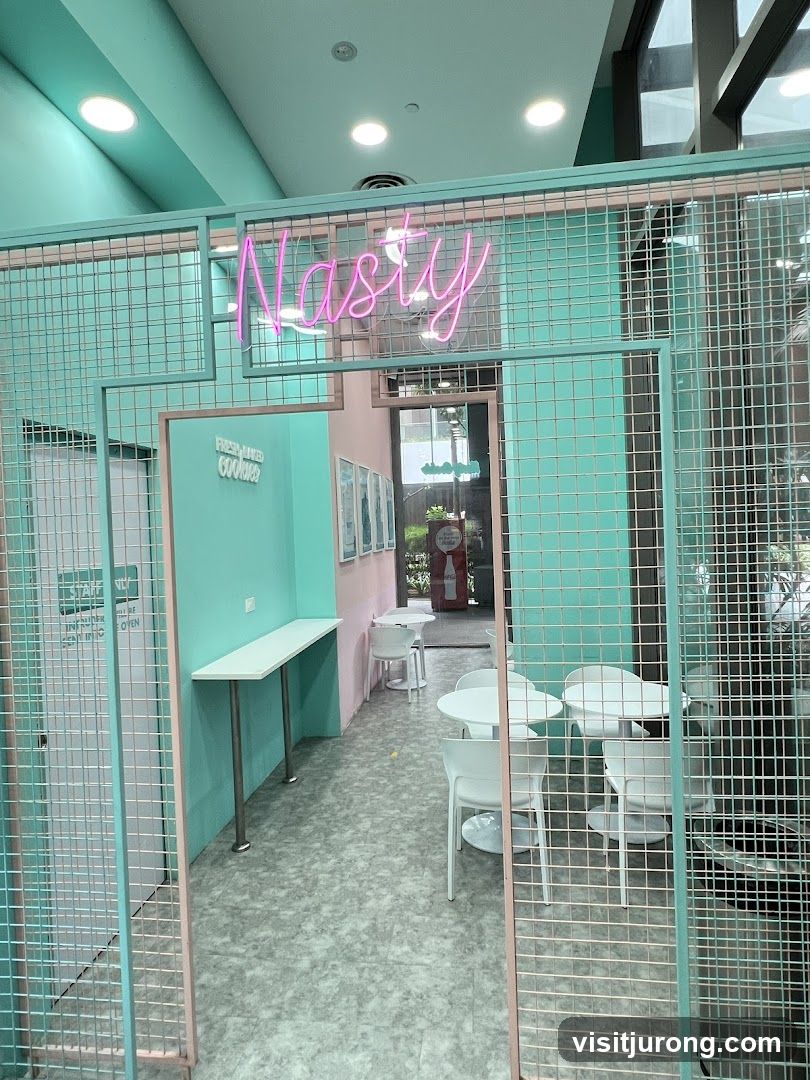 Interior of a cookie shop