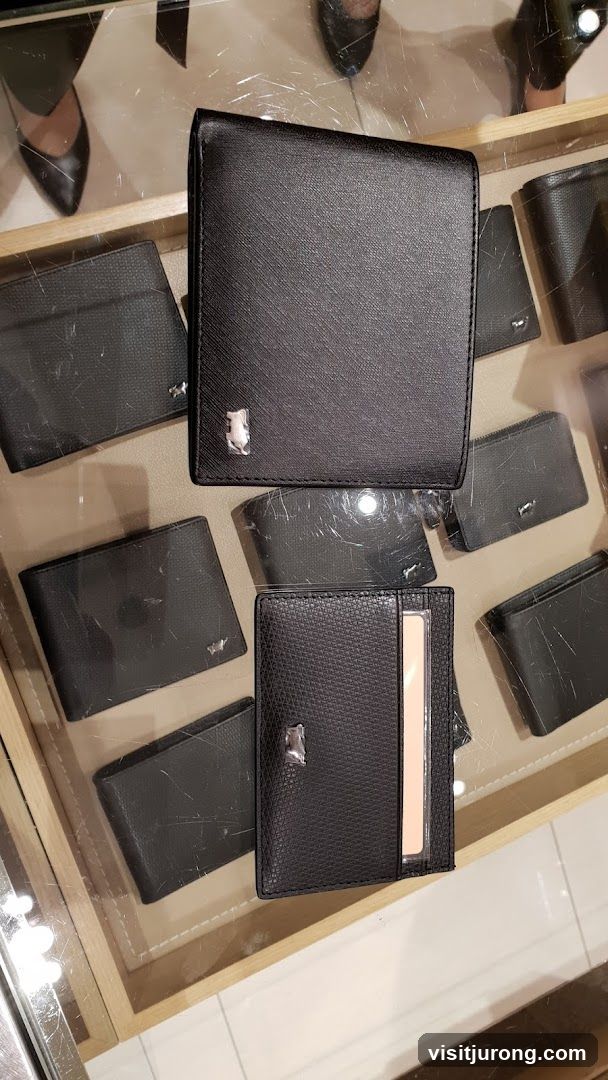 Wallets on Display