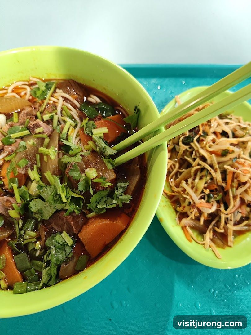 Noodle Soup and Side Dish