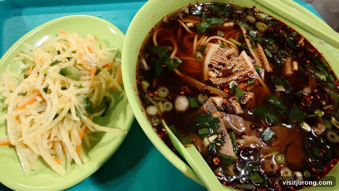 Noodle Soup with Side Salad