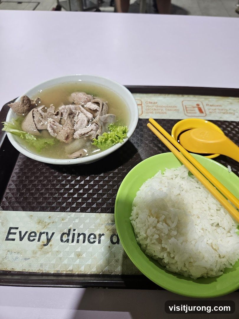 Pork Rib Soup with Rice