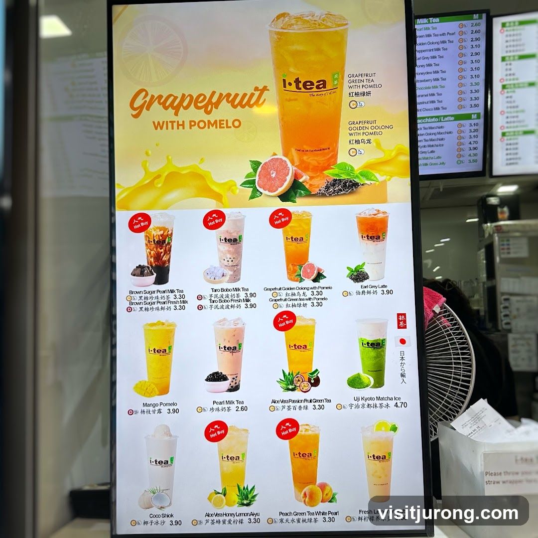 i-tea Menu