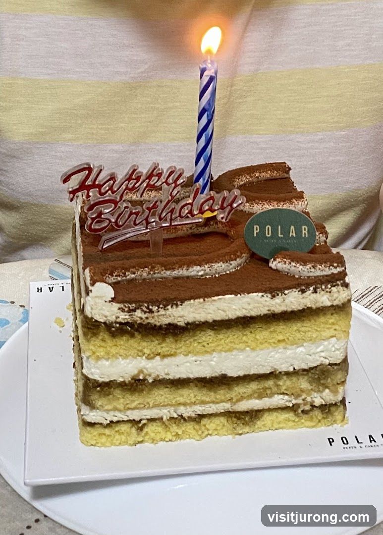 Tiramisu Birthday Cake