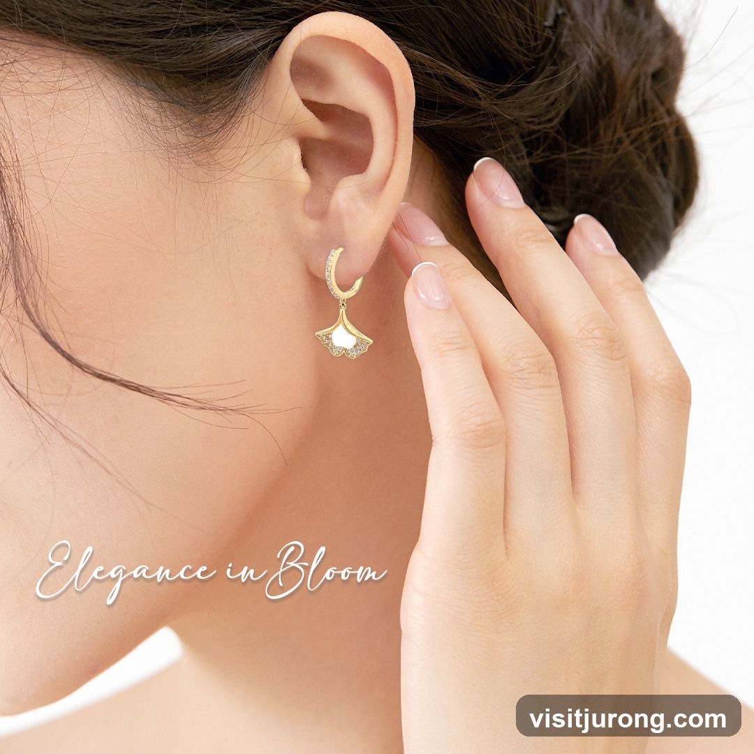 Ginkgo Leaf Earrings