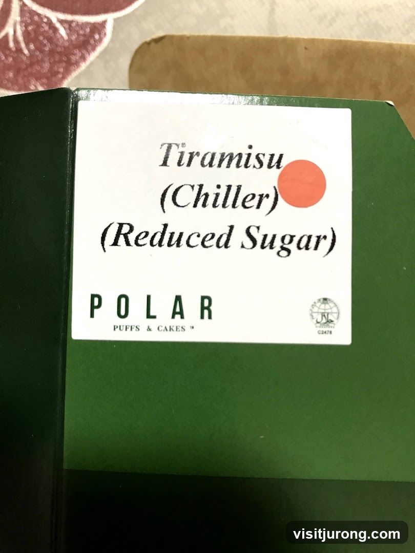 Polar Puffs & Cakes Tiramisu (Chiller) Reduced Sugar Packaging