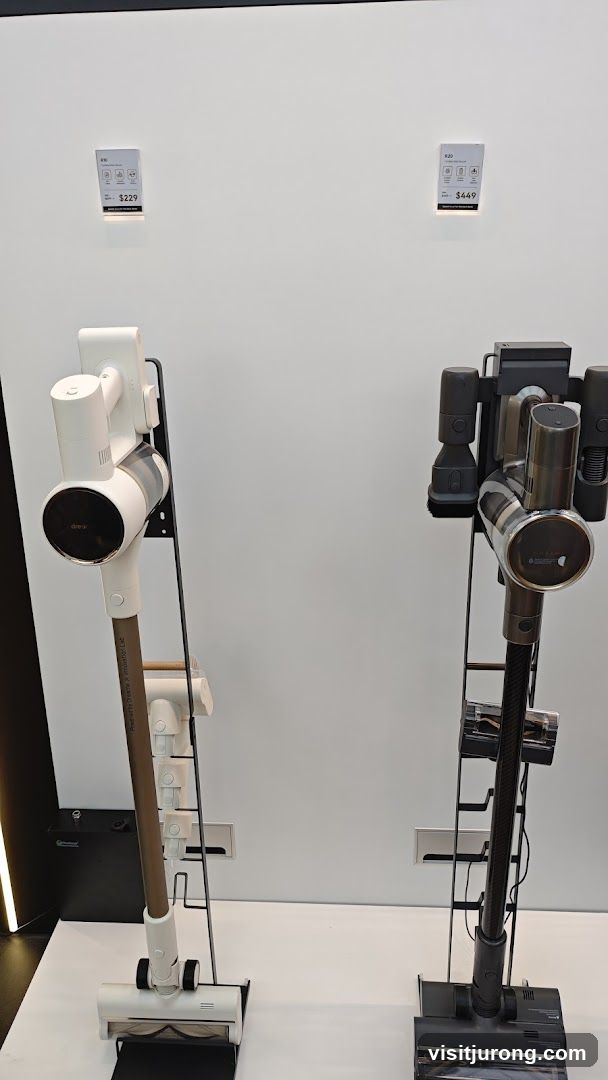 Vacuum Cleaners on Display