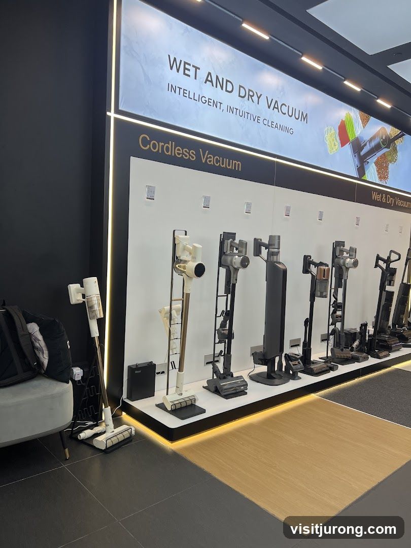 Cordless Vacuums Display