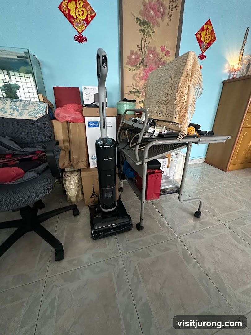 Vacuum cleaner and storage