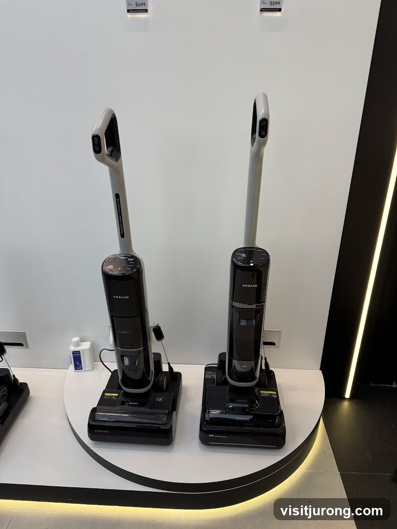 Vacuum Cleaners on Display