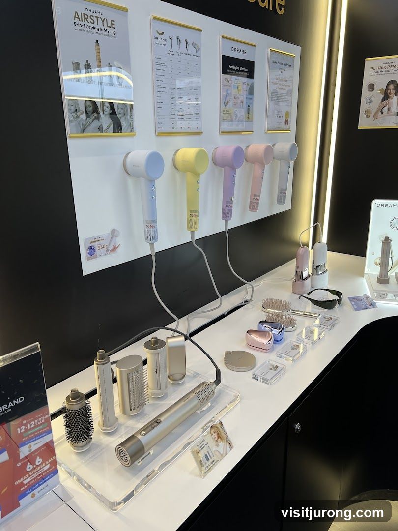DREAMME Hair Styling Products Display