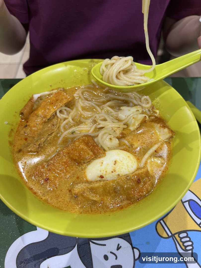 Laksa with Egg and Tofu