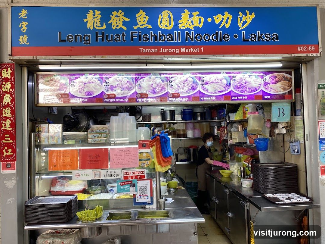 Leng Huat Fishball Noodle, Laksa 龍發魚圓麵，叻沙