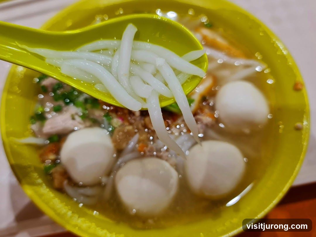 Noodle Soup with Fish Balls