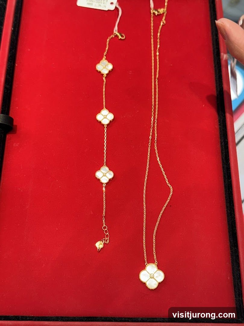 Gold and Mother-of-Pearl Jewelry