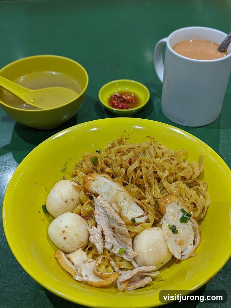 Noodles with Fish Balls and Pork