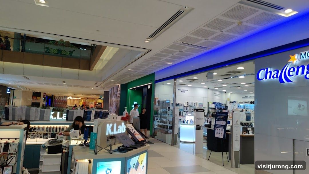Electronics Stores in a Mall
