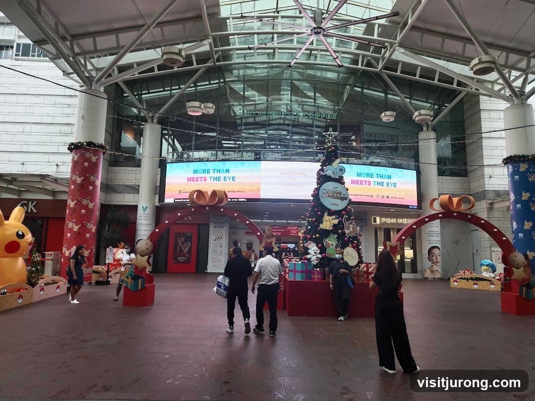 Christmas Decorations in a Mall