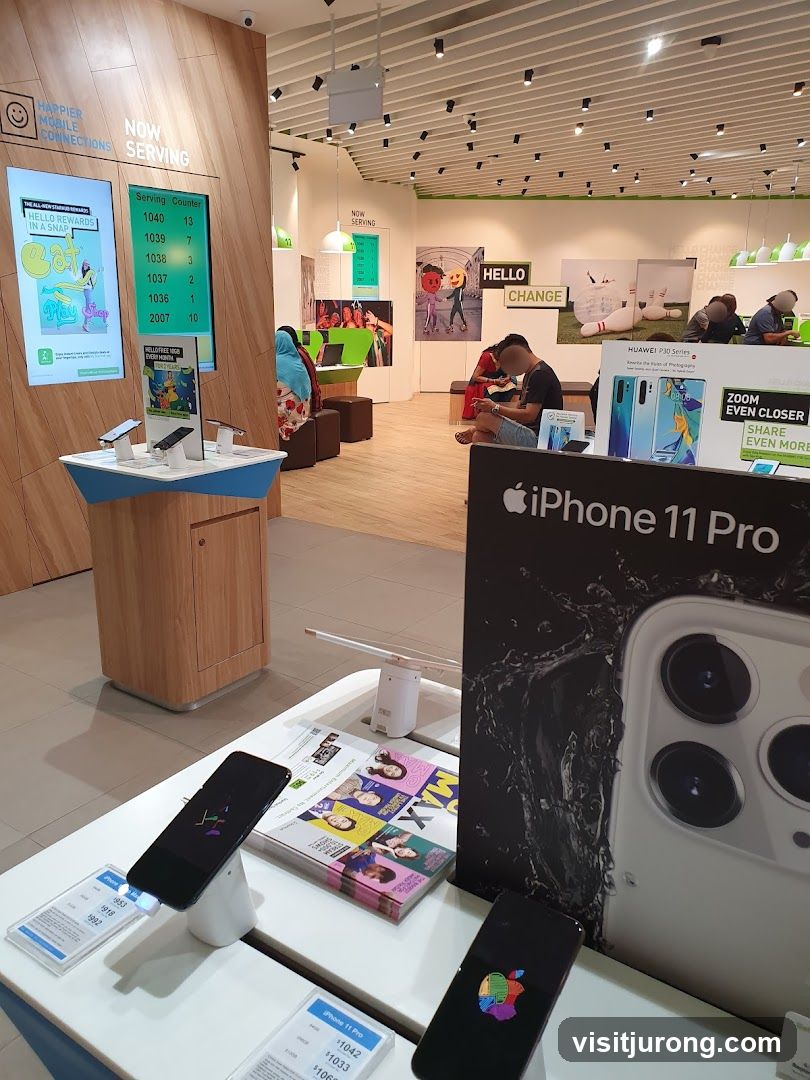 Mobile Phone Store Interior