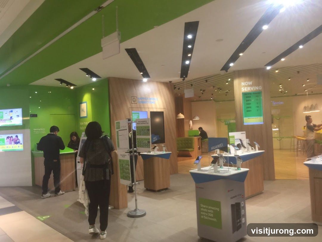 Mobile Phone Store Interior