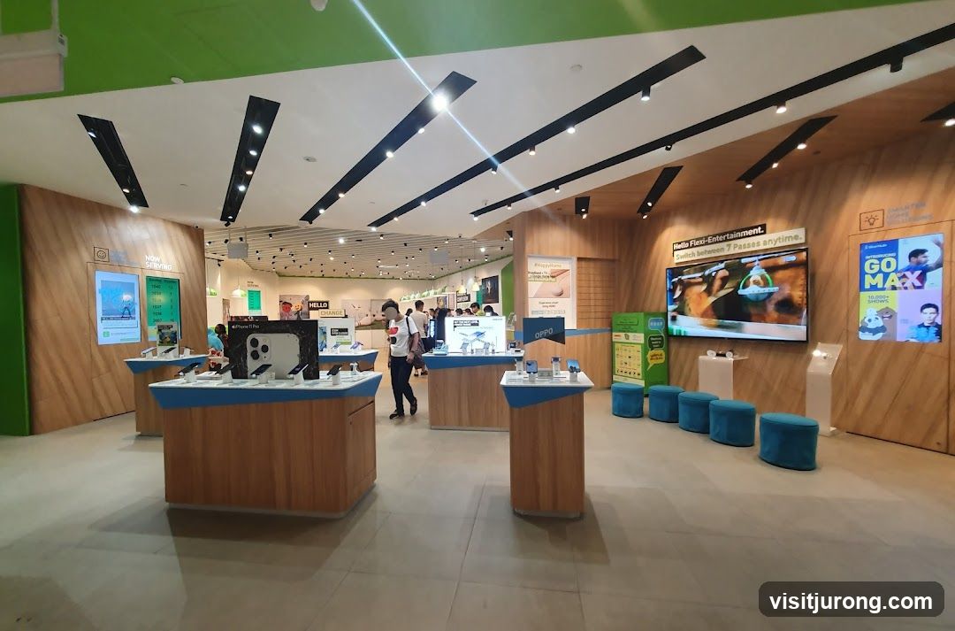 Mobile Phone Store Interior