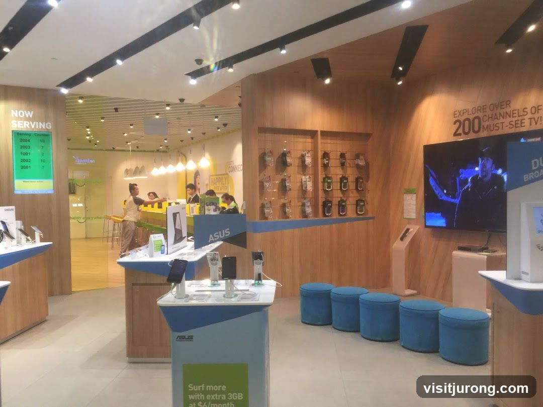 Electronics Store Interior