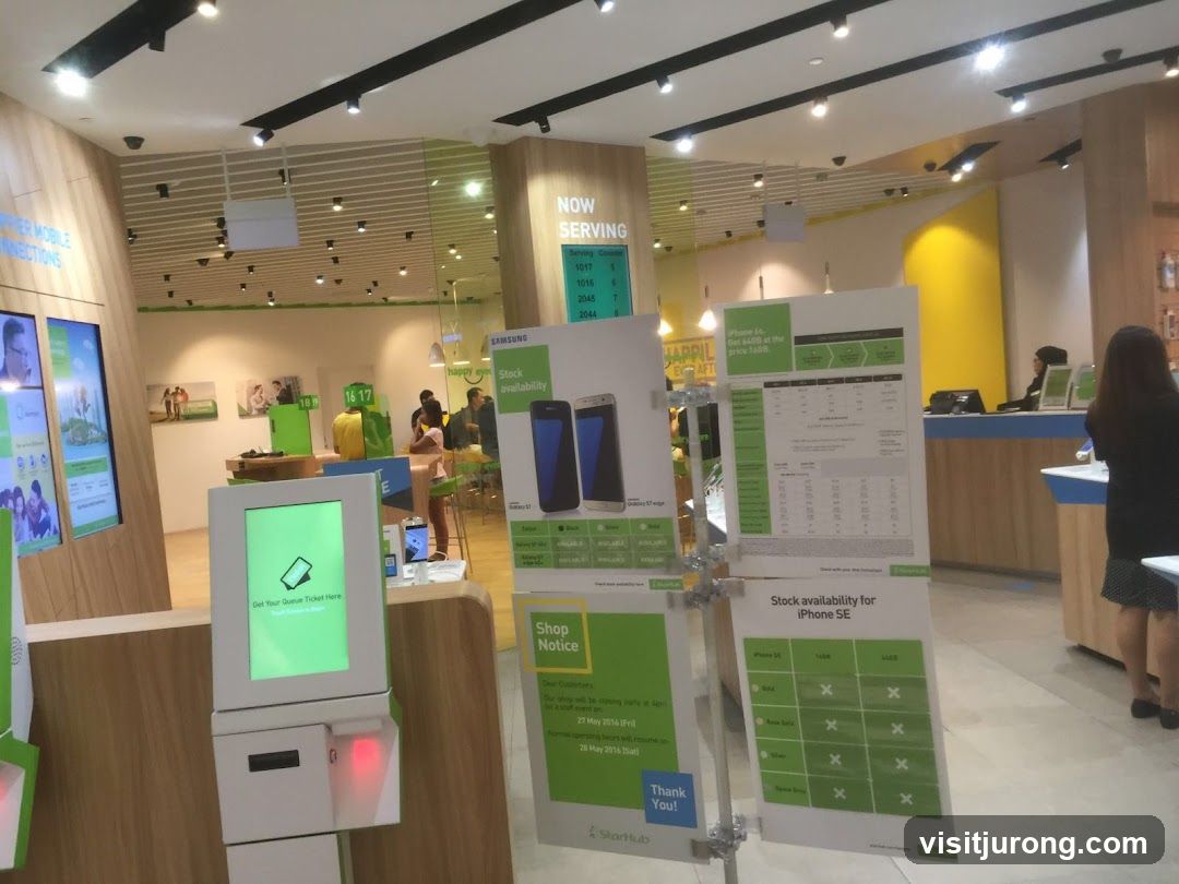 Mobile Phone Store Interior