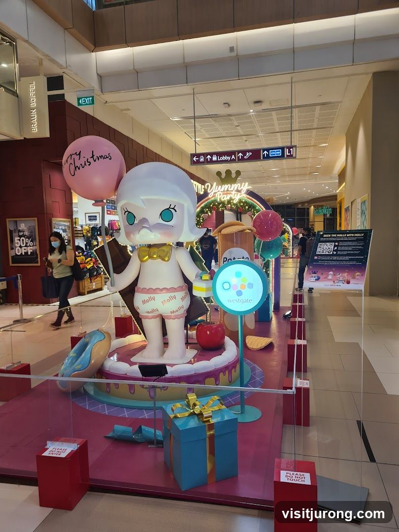 Christmas Display with Molly Figure