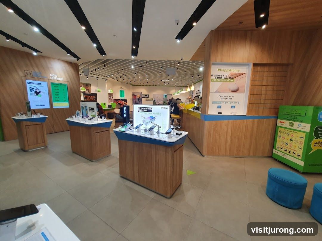 Electronics Store Interior