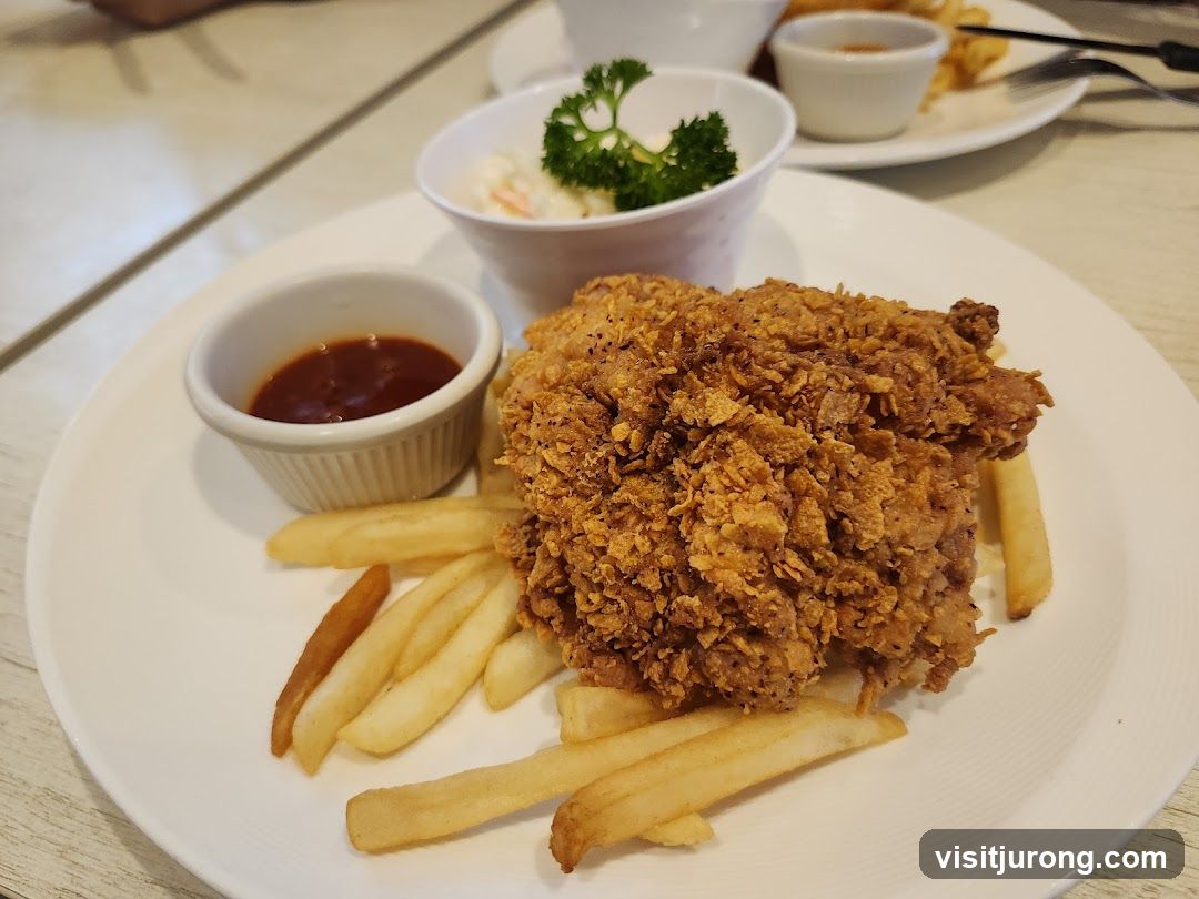 Fried Chicken with Fries